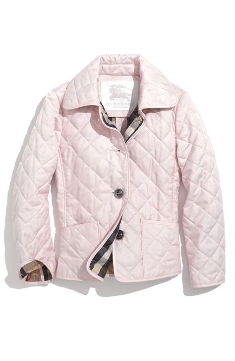 burberry kids quilted jacket